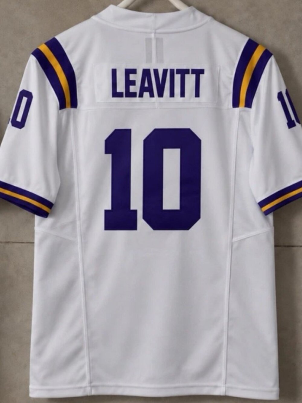 Sam Leavitt Stitched Jersey Vapor White